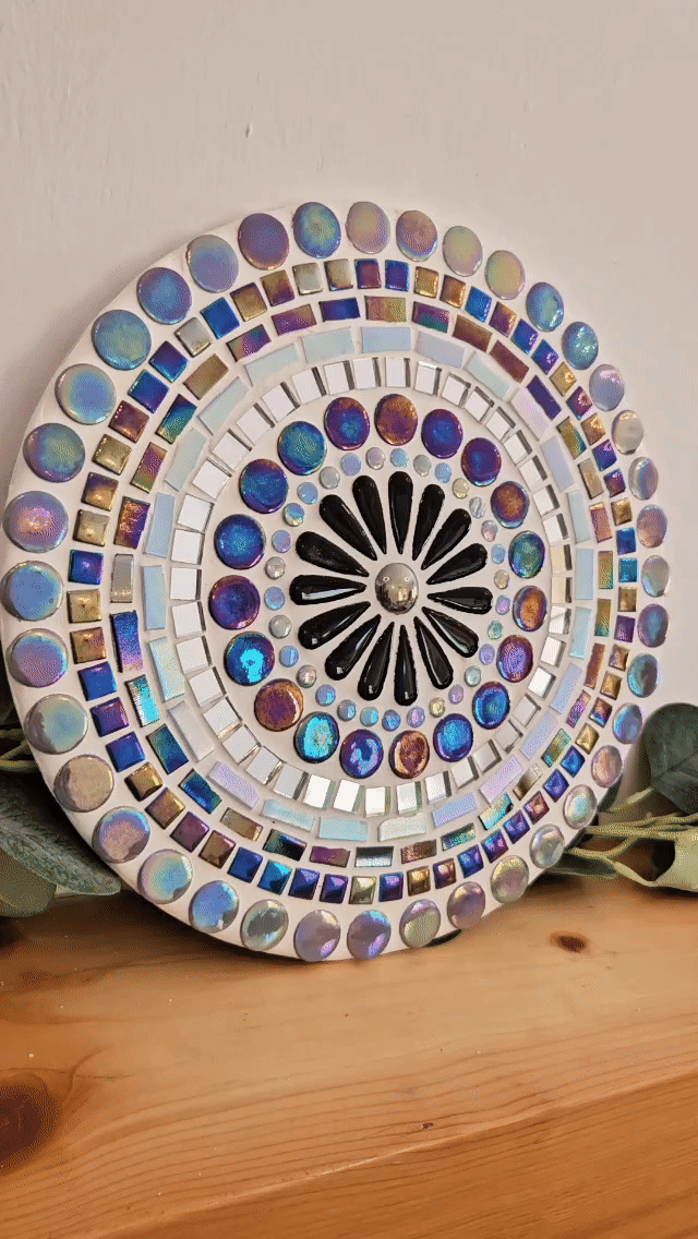 Mosaic wall hanging.