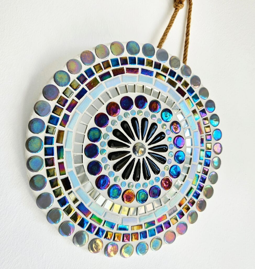 Mosaic wall hanging.