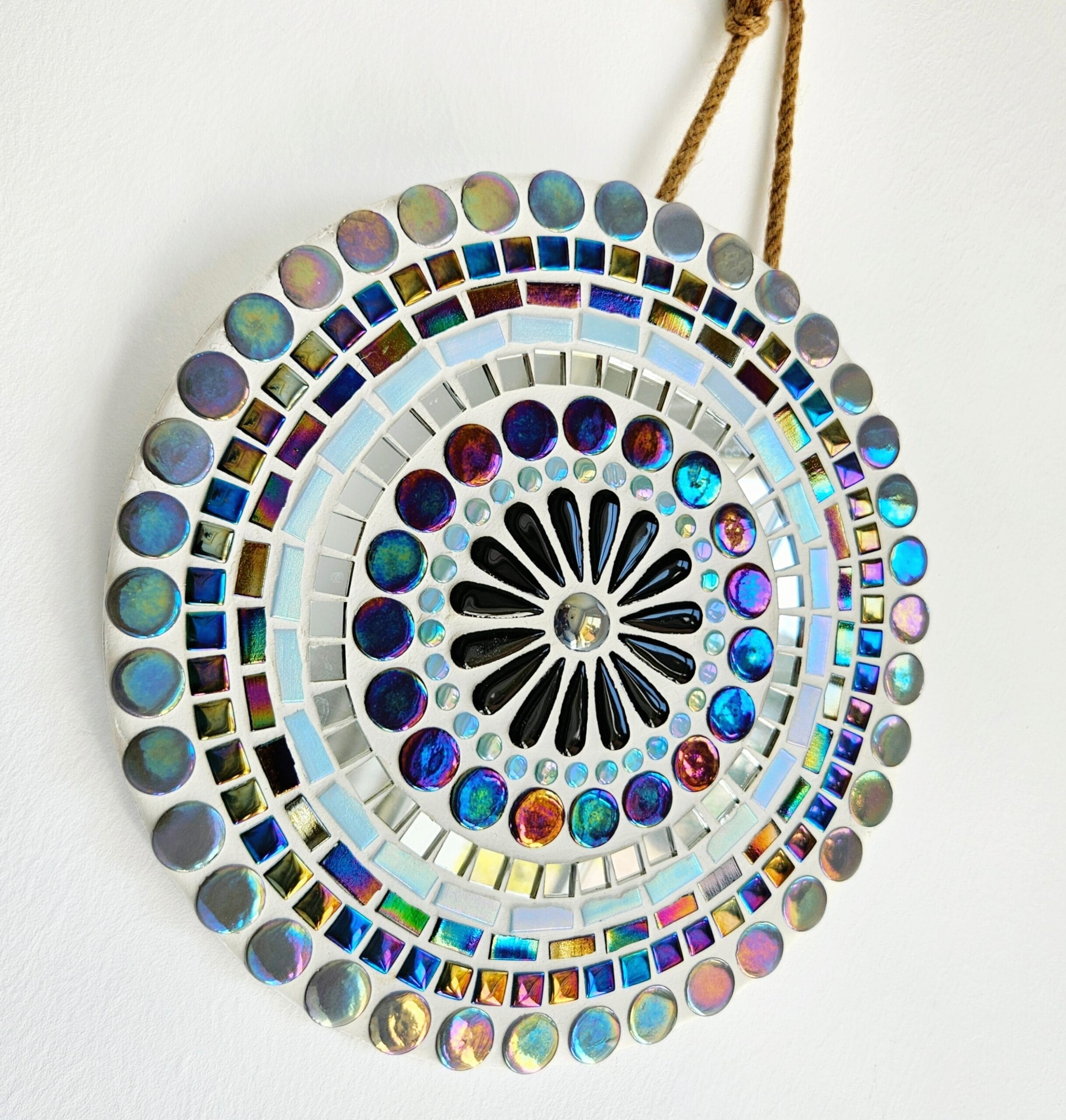 Mosaic wall hanging.