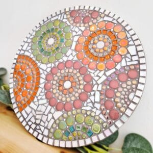 Mosaic wall decor.