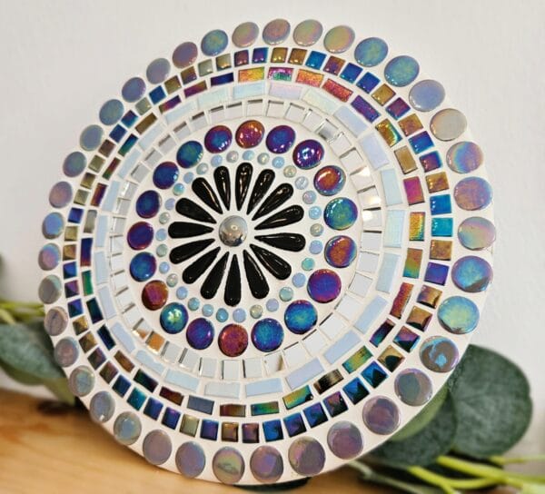 Mosaic wall hanging.