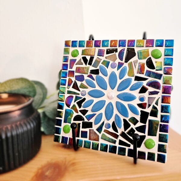 Colourful mosaic tiles.