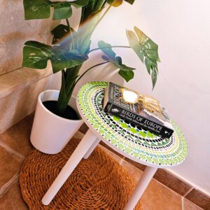 Mosaic colourful table.