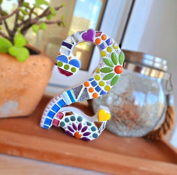 Decorative mosaic number 2.